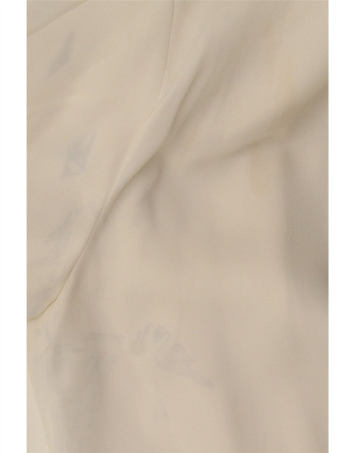 Женская блузка с рукавом 3/4 Zara UK 6 XS, белый полиэстер