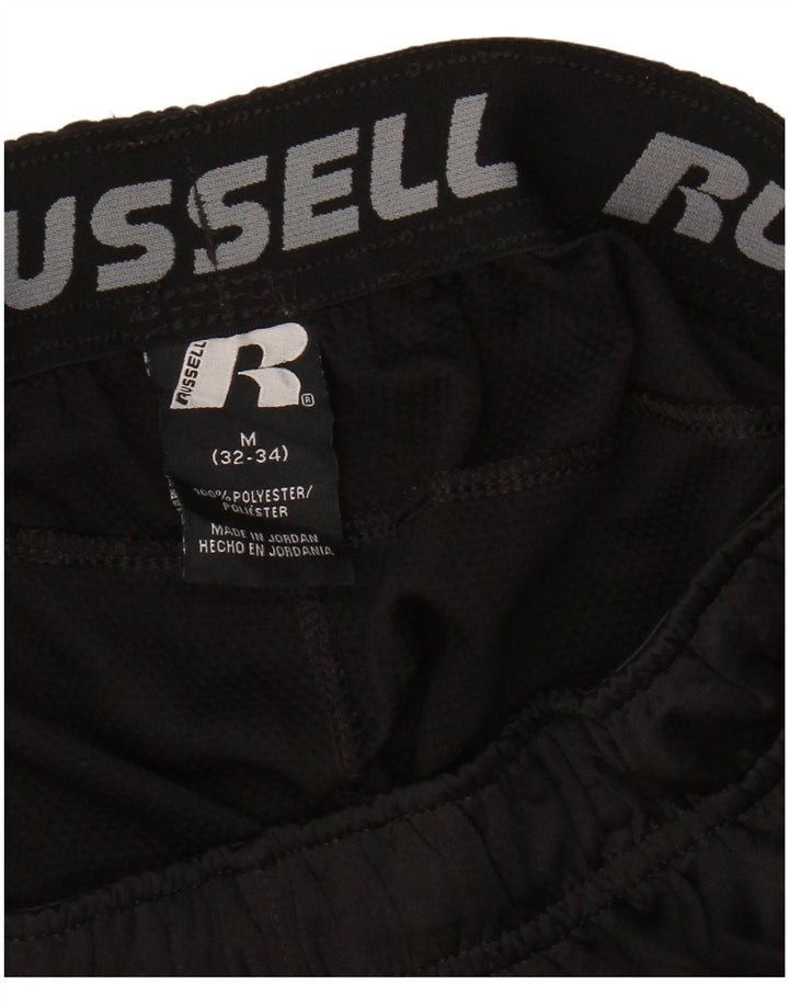 Мужские спортивные шорты RUSSELL ATHLETIC Dri-Power, средний черный, полиэстер