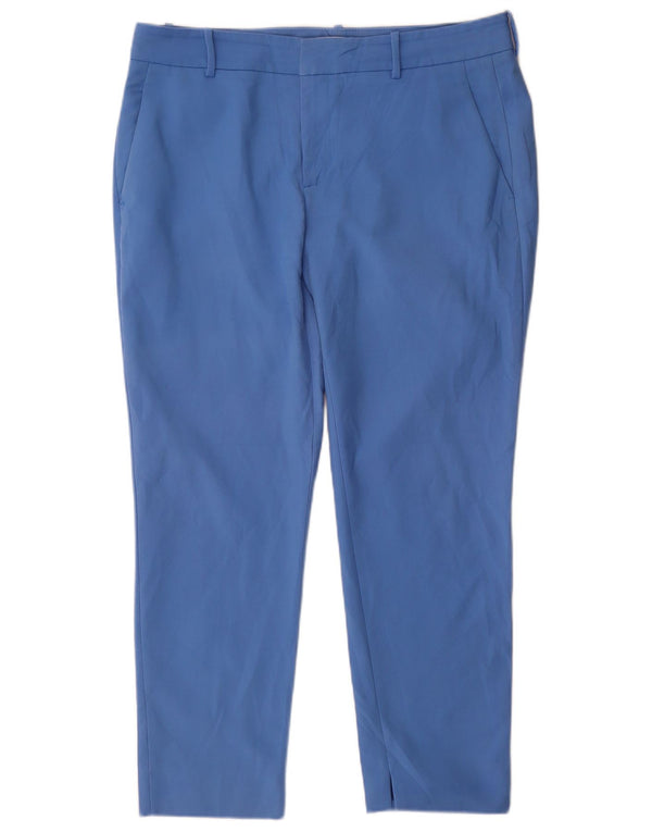 Женские узкие брюки чинос Zara EU 44 XL W34 L28 синие, хлопок
