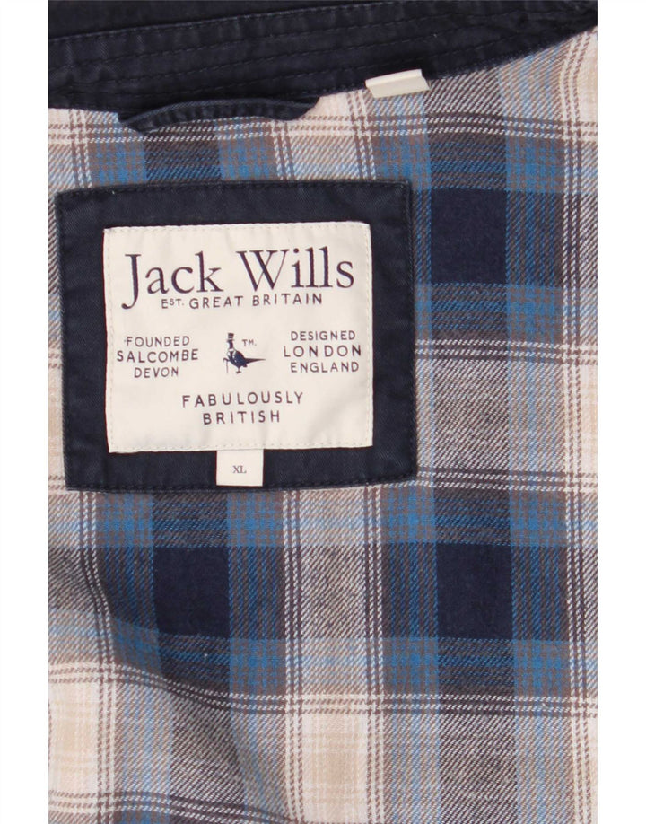 Мужская куртка-бомбер Jack Wills UK 42 XL темно-синяя