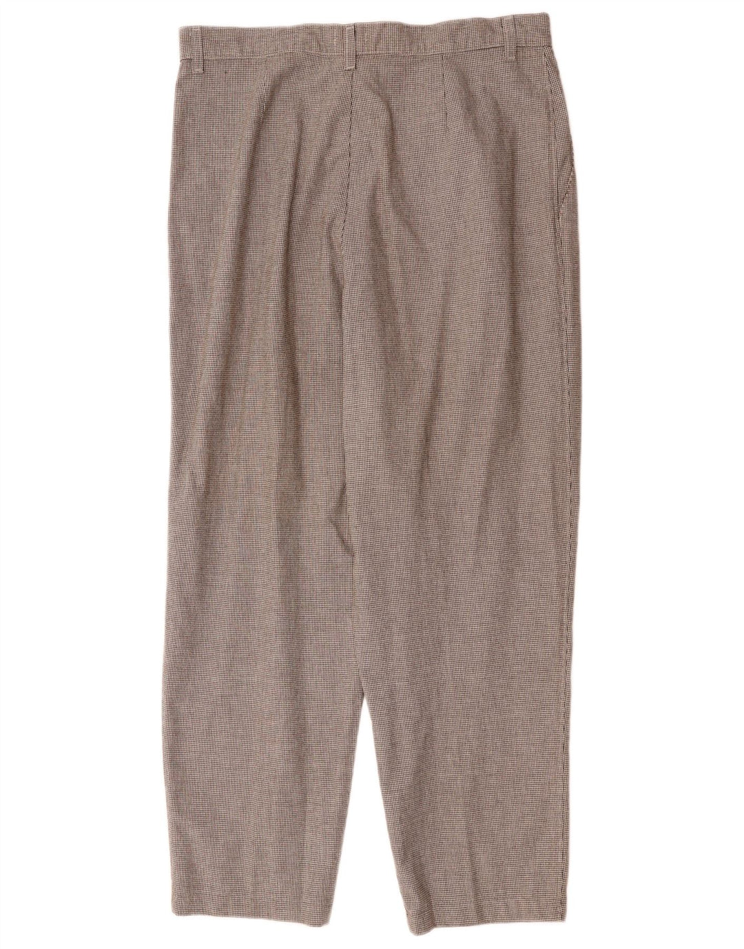 Женские брюки чинос LEE с завязками США 18 2XL W36 L28 Коричневые с узором «гусиные лапки»