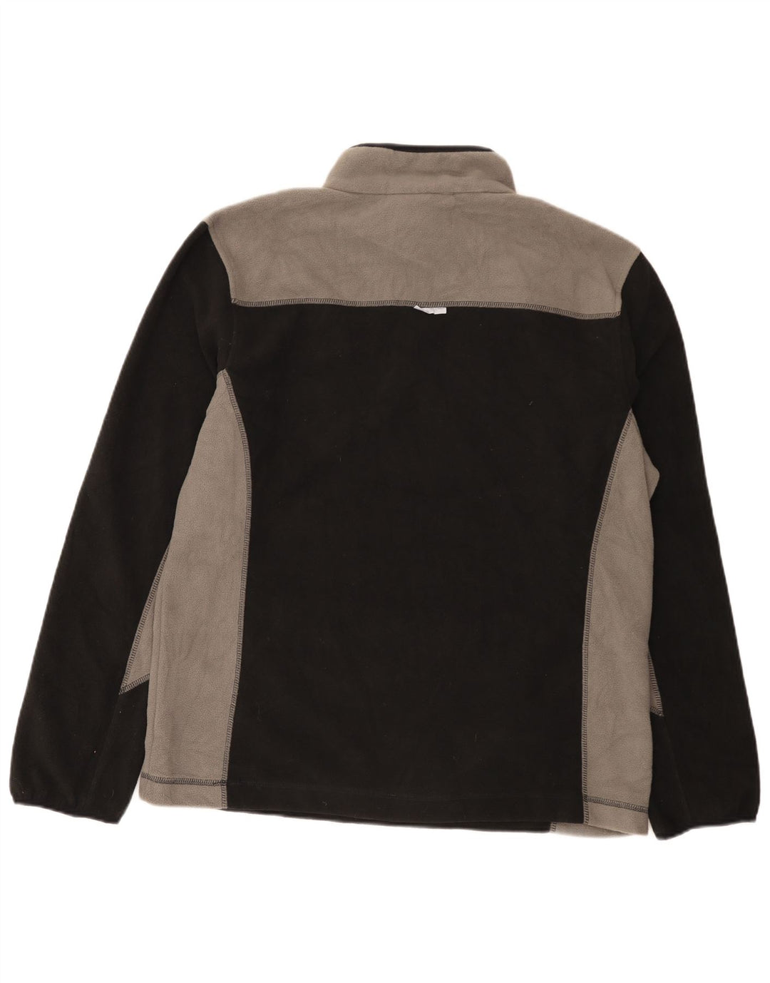 Мужской флисовый джемпер Dickies с воротником на молнии XL, черный полиэстер с цветными блоками