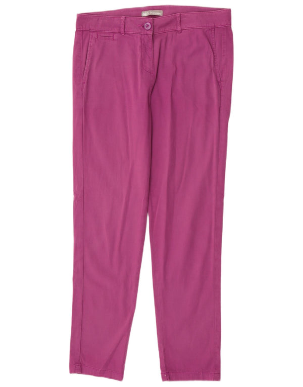 Женские узкие брюки чинос Marks & Spencer UK 12 Medium W32 L30 Фиолетовые