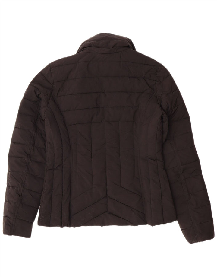 Женская стеганая куртка Nautica UK 10, маленький черный полиэстер