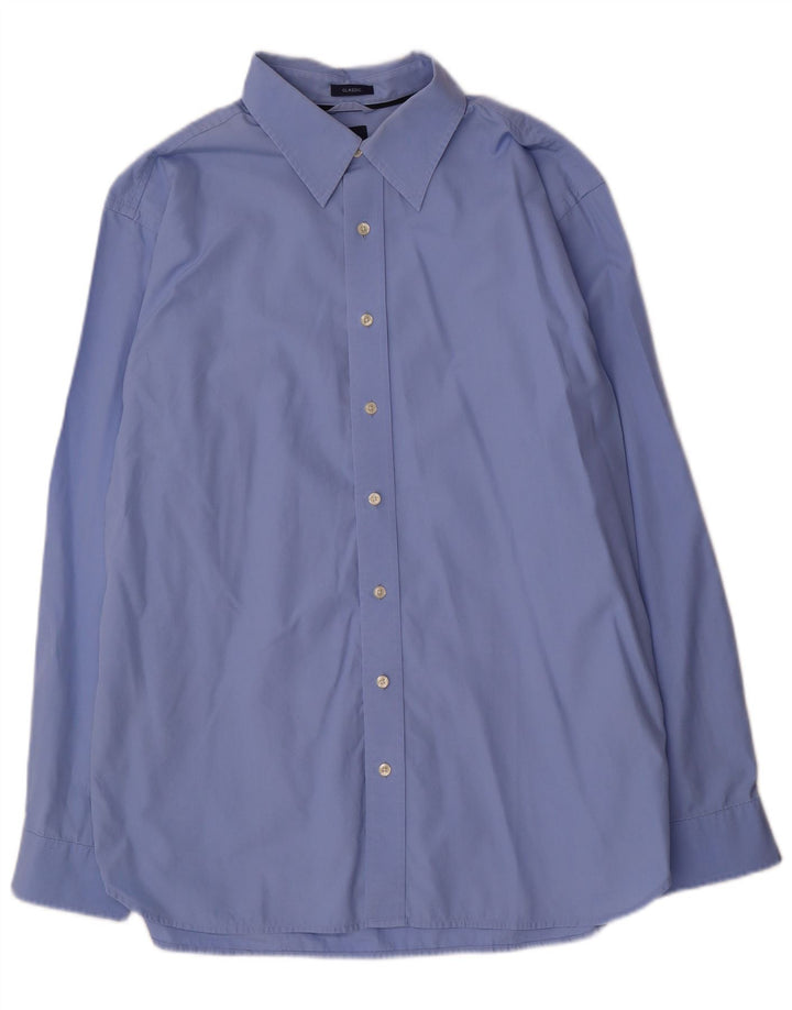 Мужская рубашка классического кроя Gap XL, синяя, хлопок