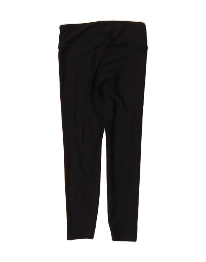 UNDER ARMOUR Womens Heat Gear Leggings UK 12 Medium  Black Polyester Vintage Under Armour and Second-Hand Under Armour from Messina Hembry 