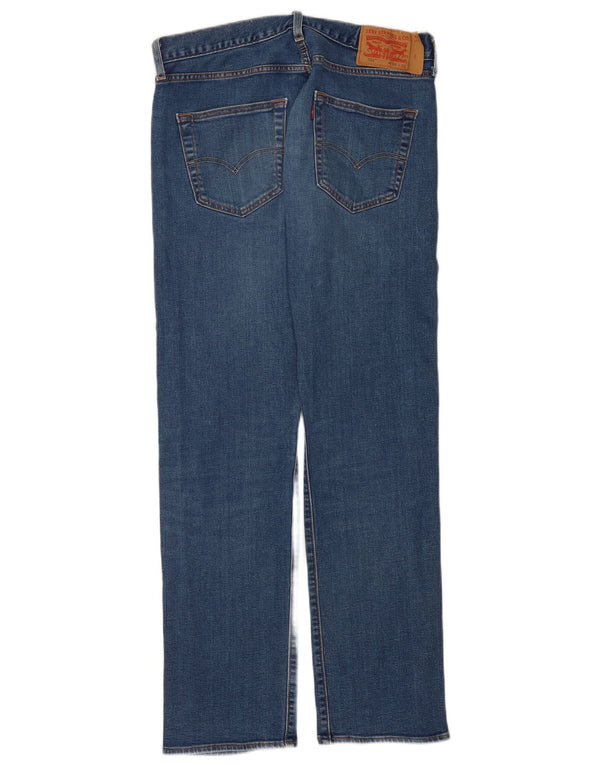 Мужские прямые джинсы Levi's 501 W32 L32 синие, хлопок