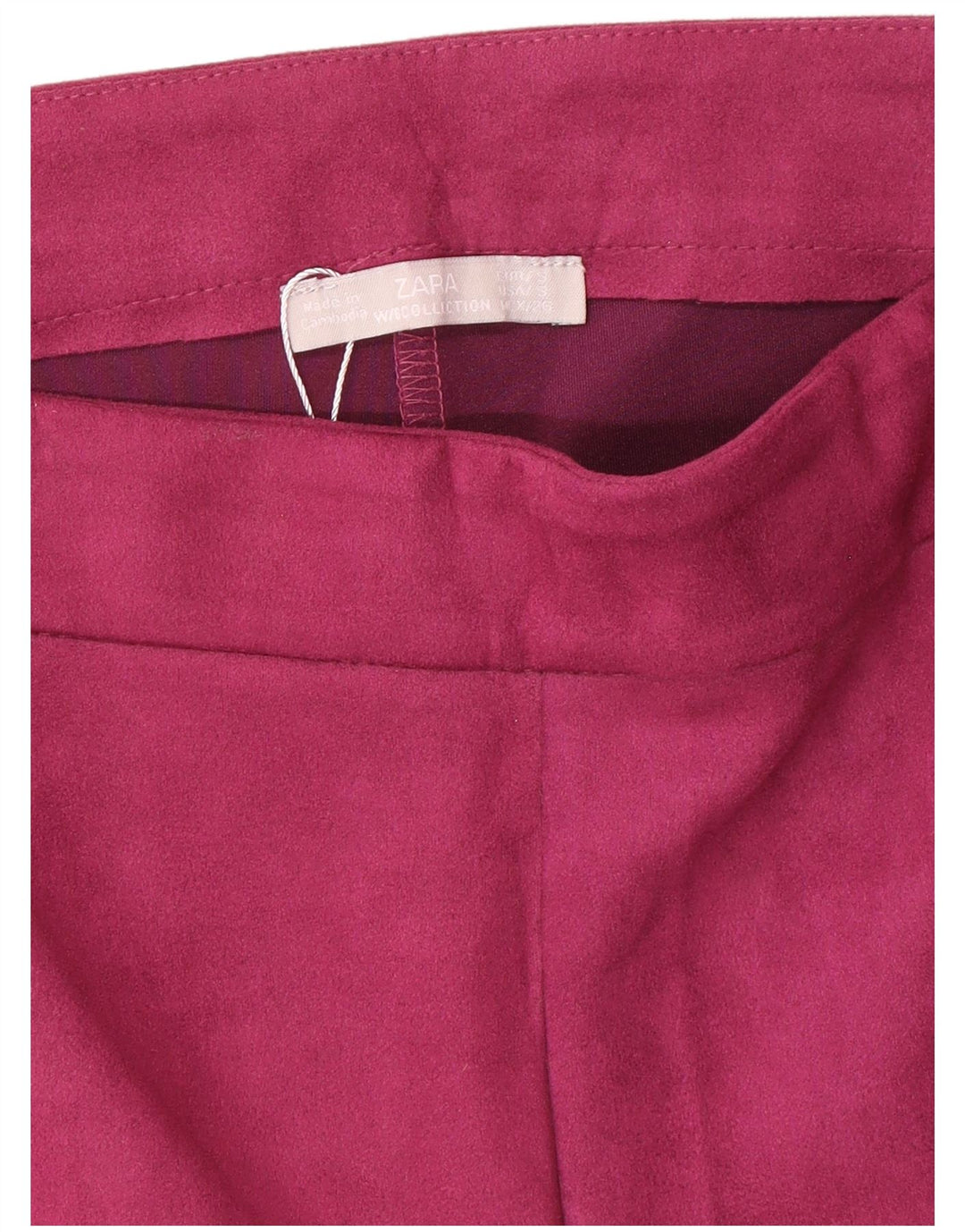 Женские повседневные шорты Zara, маленькие W26, розовые, полиэстер