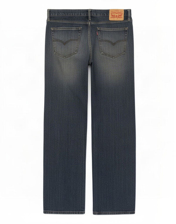 Мужские прямые джинсы Levi's 514 W33 L32 синие, хлопок