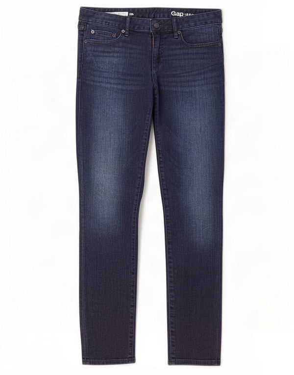 Женские джинсы скинни Gap W28 L31, темно-синий, хлопок
