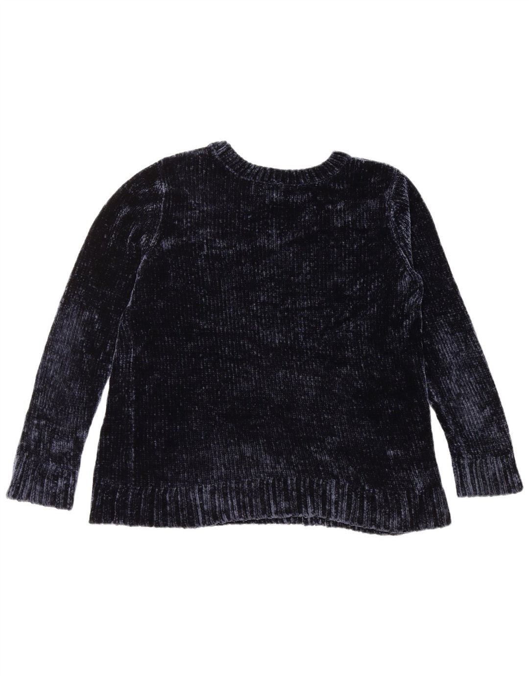 Женский свитер ORVIS с круглым вырезом UK 16, большой темно-синий полиэстер