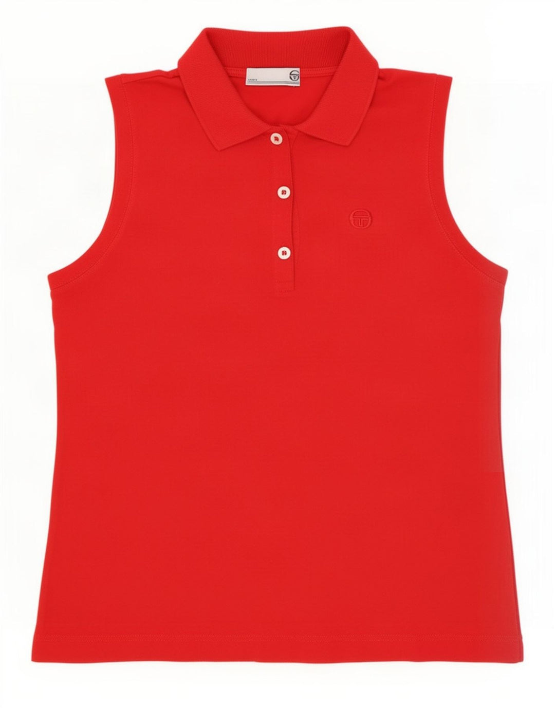 Женская рубашка поло без рукавов Sergio Tacchini IT 44 Medium Red