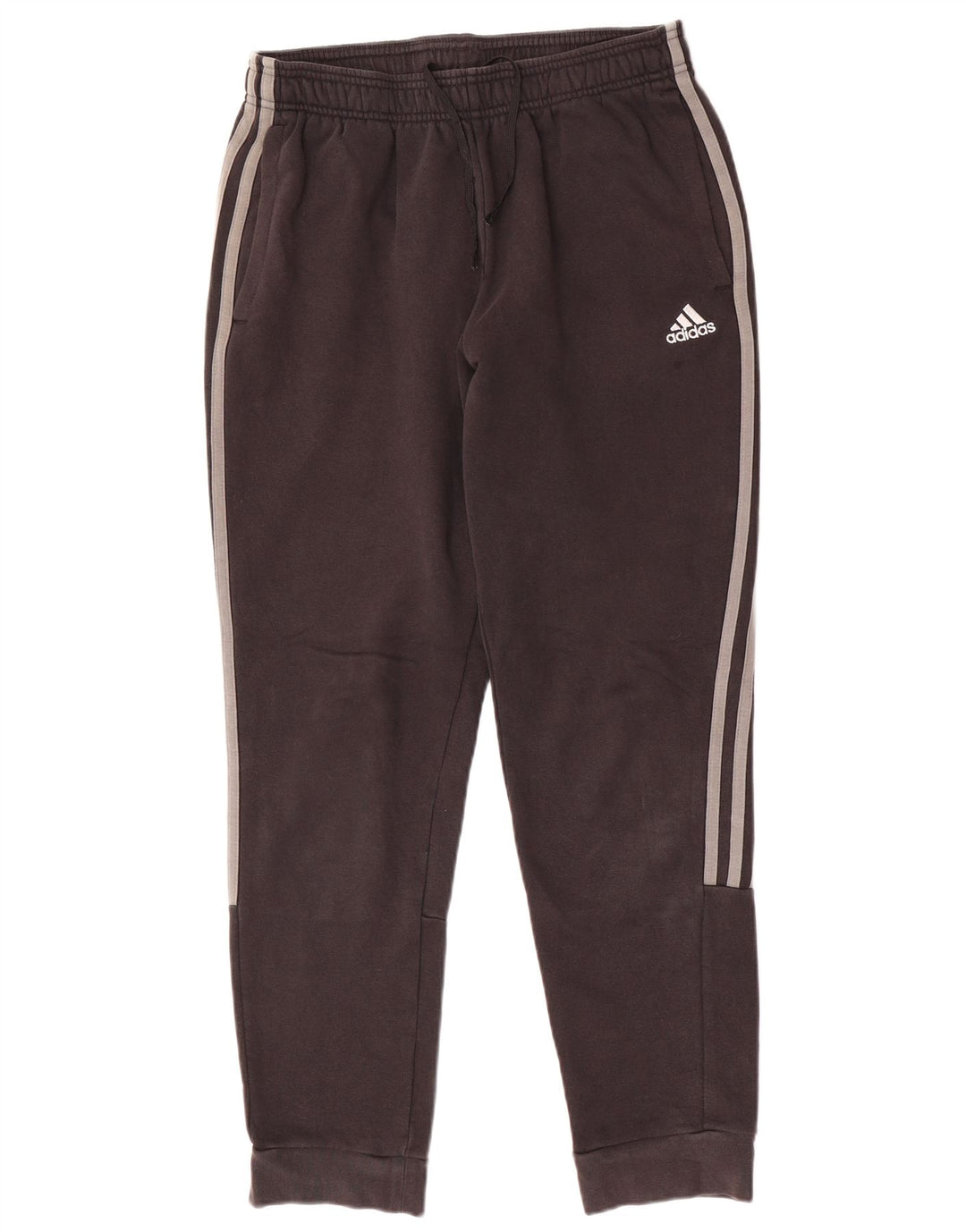Женские спортивные брюки ADIDAS Joggers UK 12, средний черный хлопок
