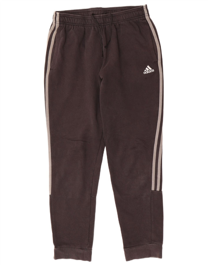 Женские спортивные брюки ADIDAS Joggers UK 12, средний черный хлопок
