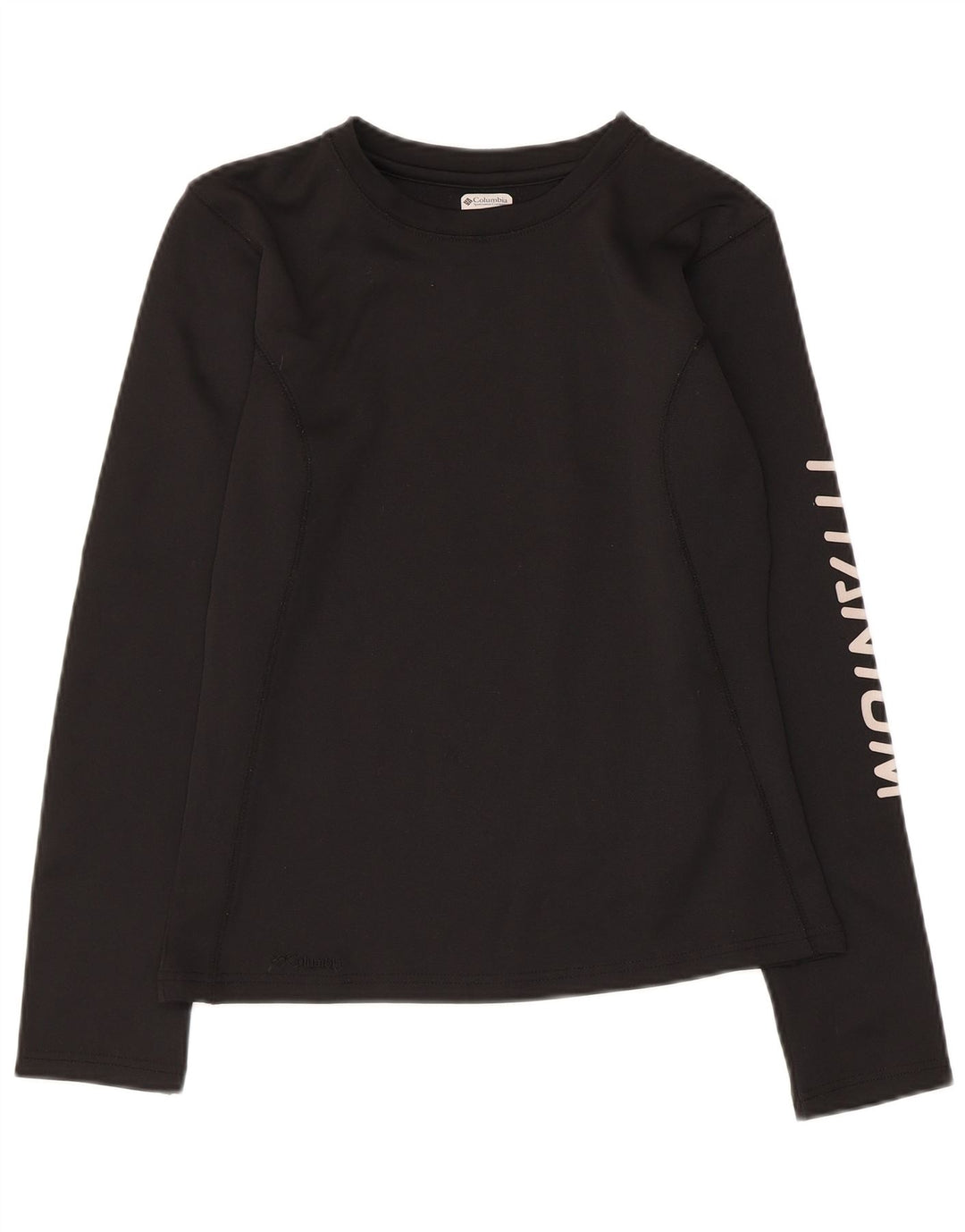 Женский титановый топ Columbia с длинным рукавом, Великобритания, 10, маленький, черный