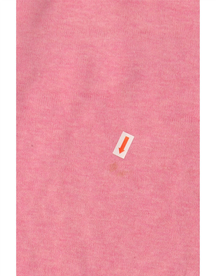 Женский свободный джемпер с круглым вырезом Joules UK 14, большой розовый полиамид