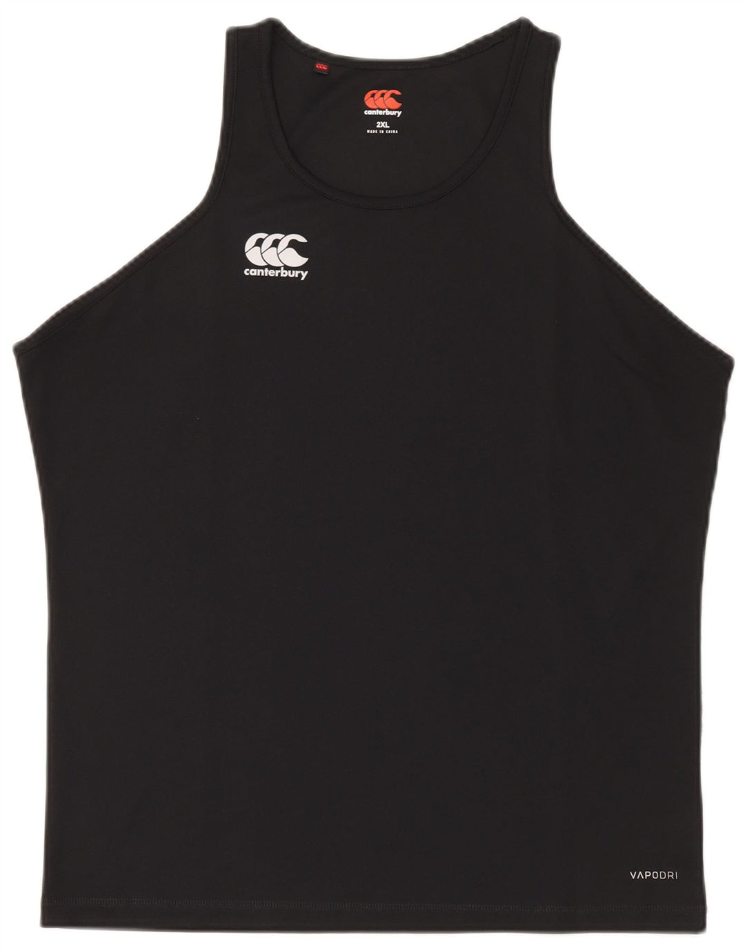 Мужской жилет Canterbury 2XL, черный полиэстер