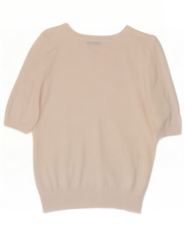 Женская блузка с коротким рукавом Zara UK 10, маленький белый