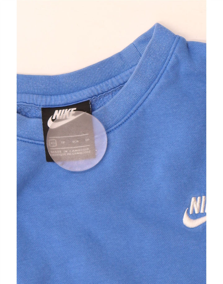 Мужской свитер Nike XS, синий хлопок