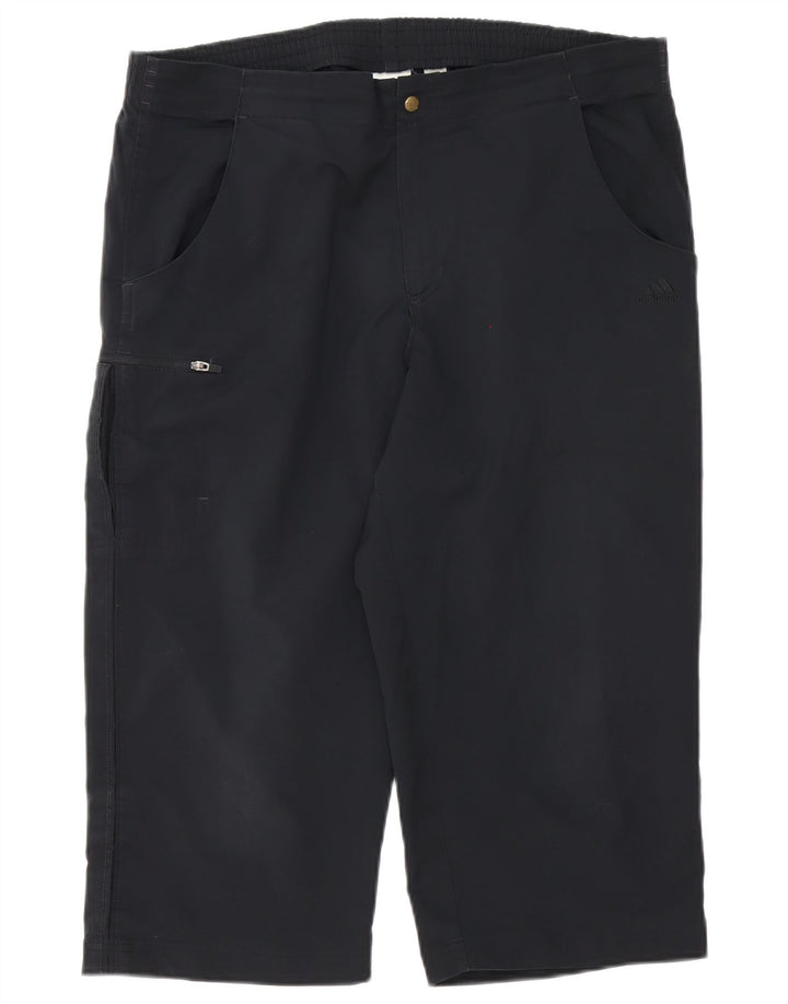 Мужские шорты-бермуды Adidas Cargo Medium W34, черный полиэстер