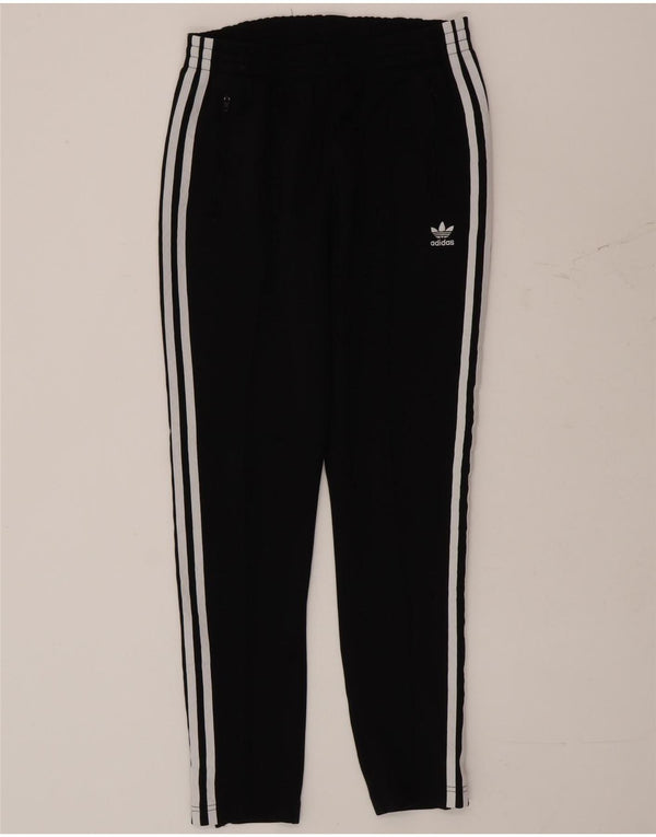 Женские спортивные брюки Adidas UK 10, маленькие черные из полиэстера