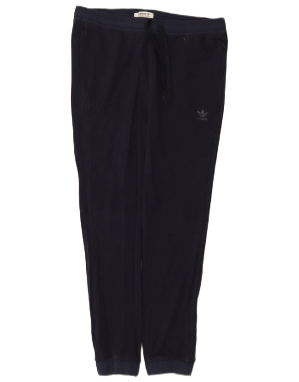 Женские спортивные брюки Adidas Joggers UK 16, большие темно-синие, хлопок