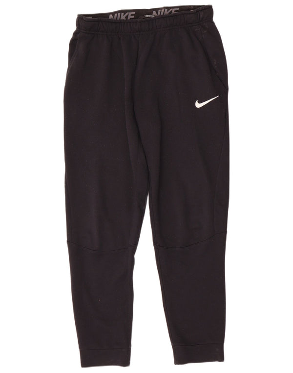 Мужские спортивные брюки Nike Dri Fit для бега, средний черный полиэстер