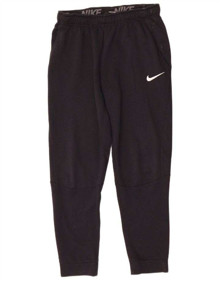 Мужские спортивные брюки Nike Dri Fit для бега, средний черный полиэстер