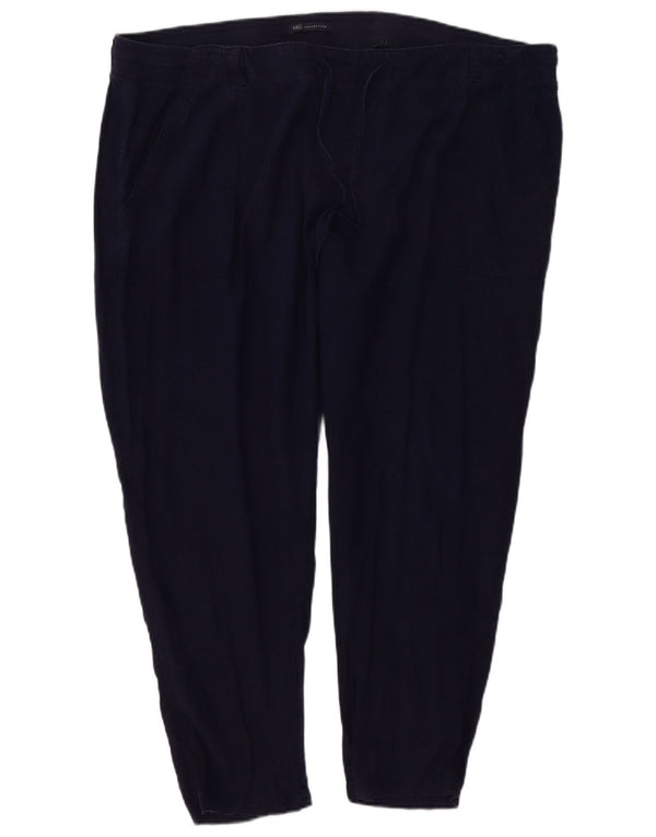 Женские узкие брюки чинос Marks & Spencer W46 L26 Темно-синие