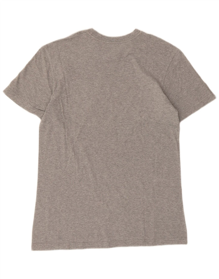 Мужская футболка с рисунком Nike Regular Fit, маленький серый, в крапинку