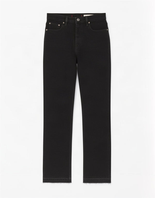 Женские прямые джинсы Zara EU 36 XS W26 L33, черный хлопок