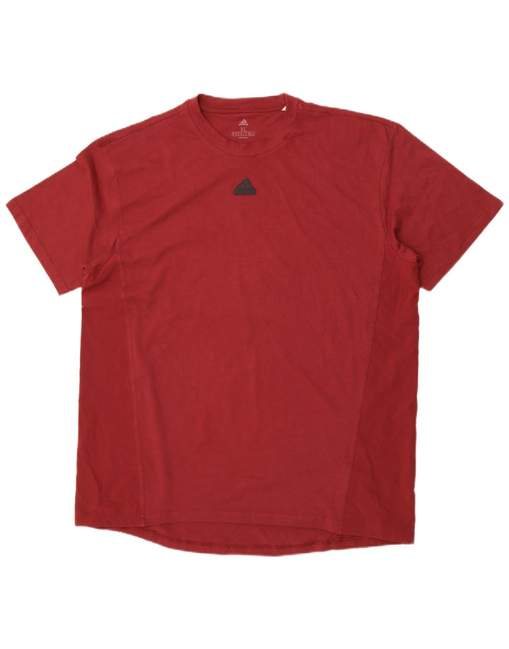 Мужская футболка Adidas Top XL Темно-бордовый хлопок