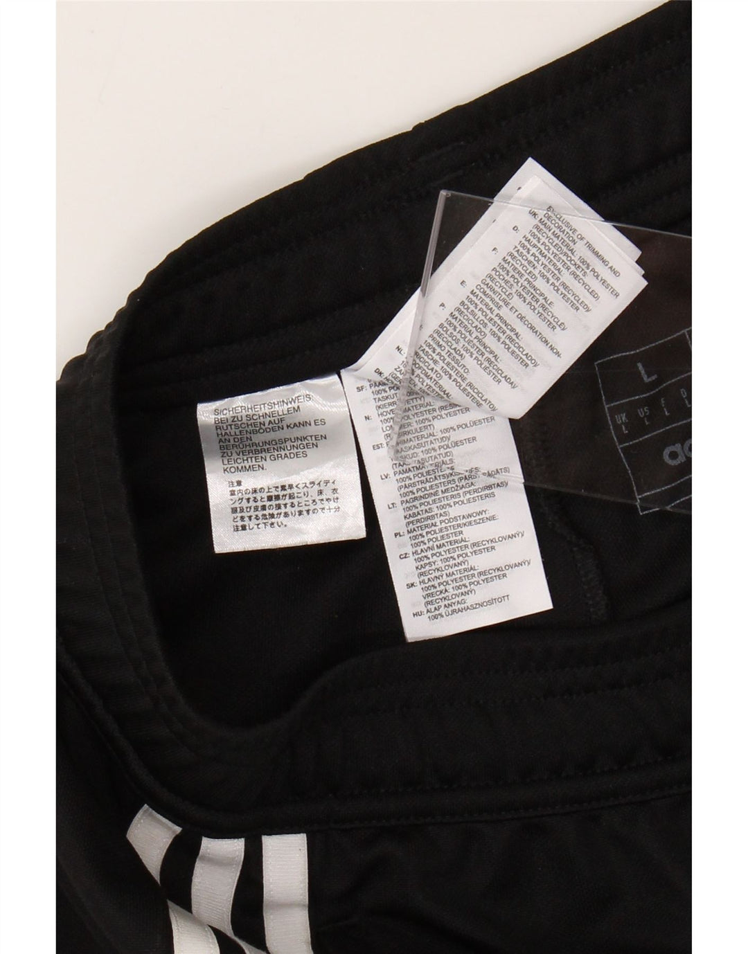 Мужские спортивные брюки Adidas Aeroready, большие черные полиэстеровые брюки