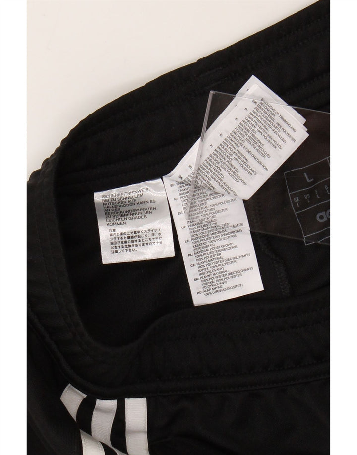 Мужские спортивные брюки Adidas Aeroready, большие черные полиэстеровые брюки