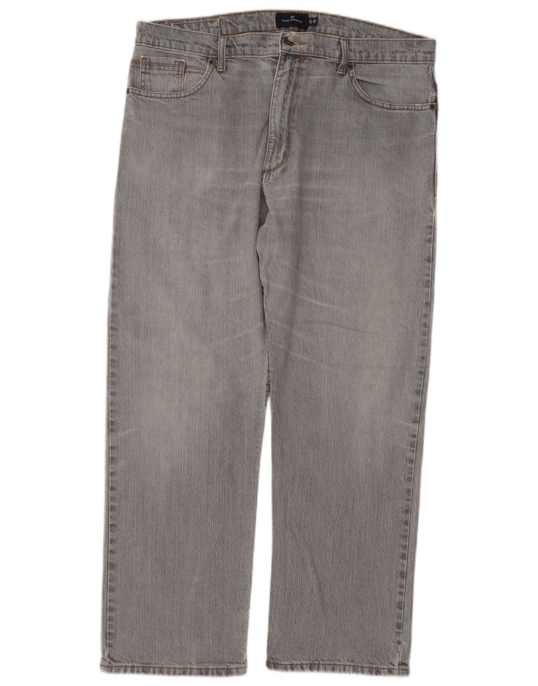 Мужские прямые джинсы Marks & Spencer Blue Harbour W38 L29, серый хлопок