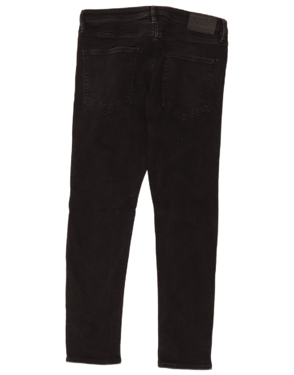 Мужские джинсы GLENN Slim W32 L30 Jack & Jones, черный хлопок