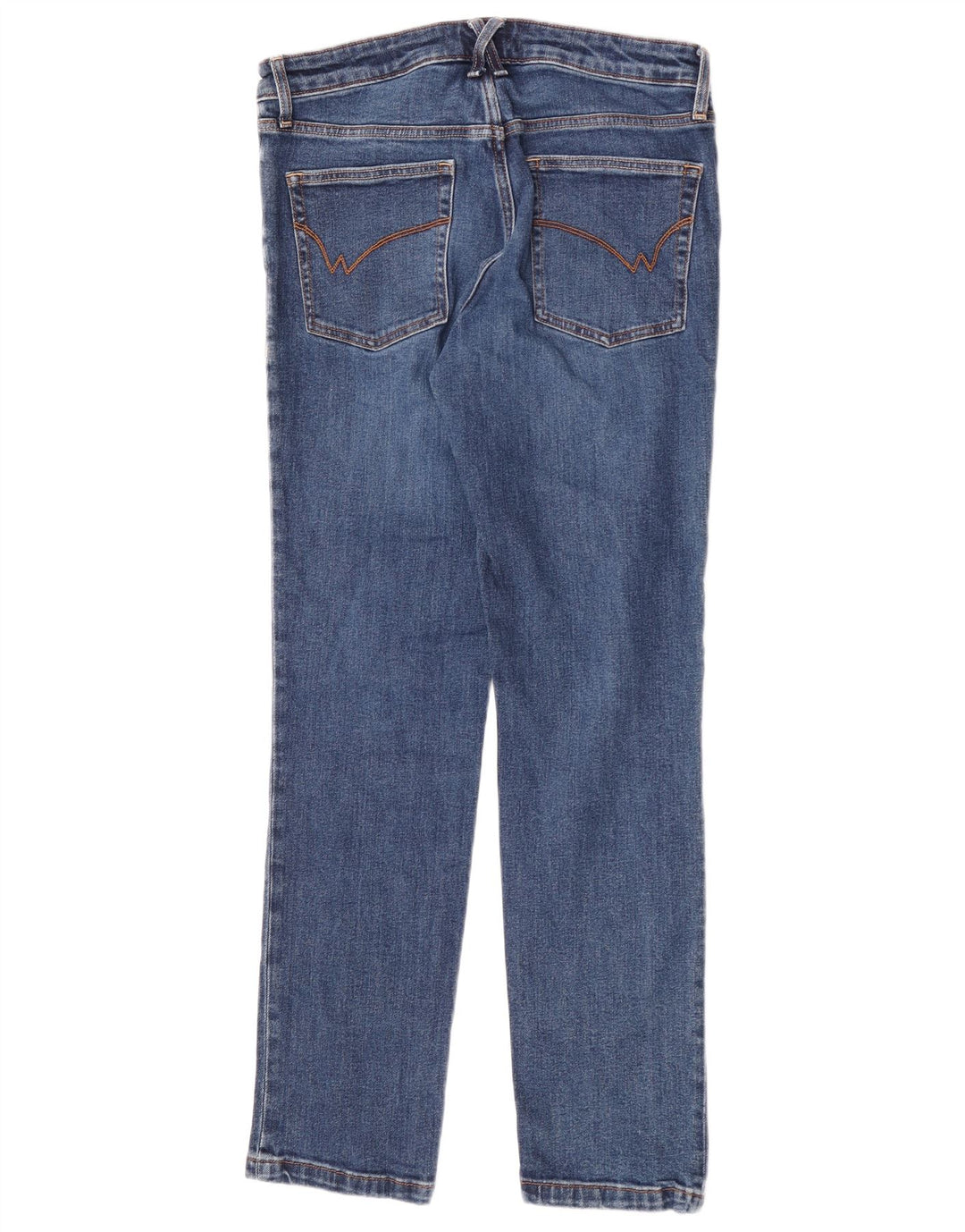 Женские прямые джинсы White Stuff UK 12, средние W30 L30, синий хлопок
