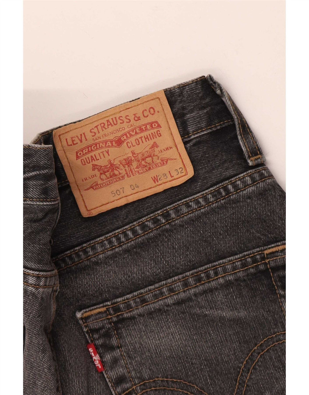 Мужские джинсы Levi's 507 Bootcut W28 L32 Серые