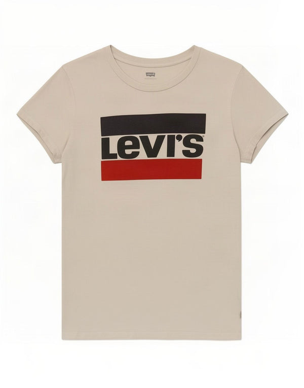 Женская футболка с рисунком Levi's Top UK 6 XS Белая