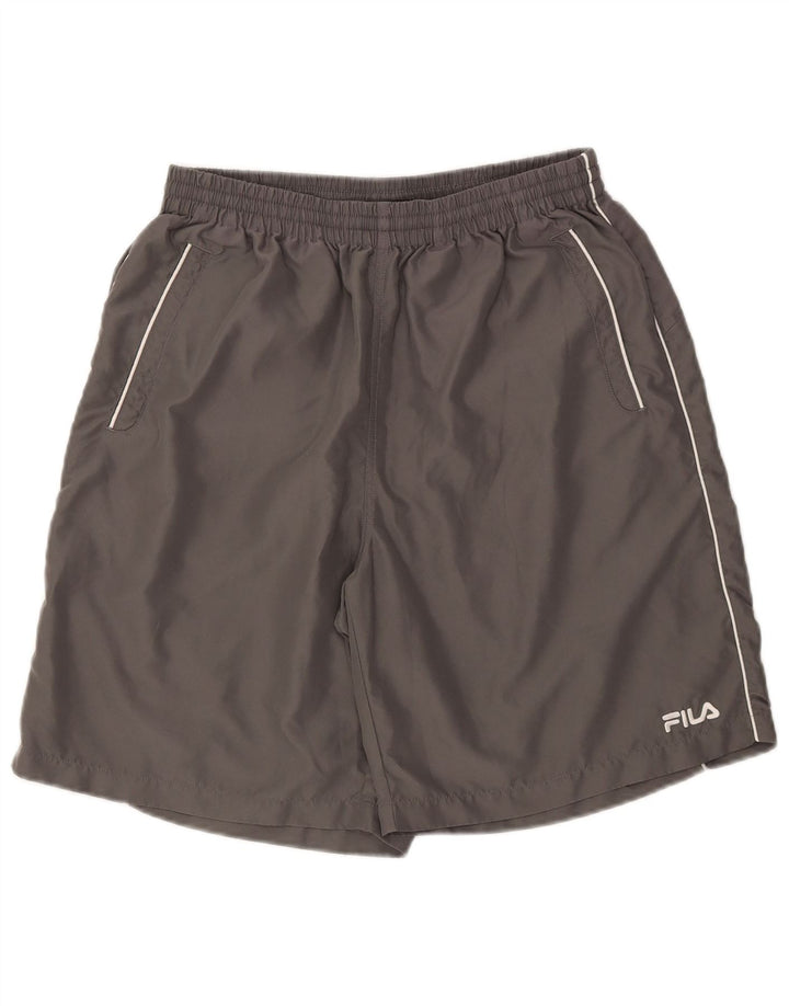 Мужские спортивные шорты Fila XL серые из полиэстера