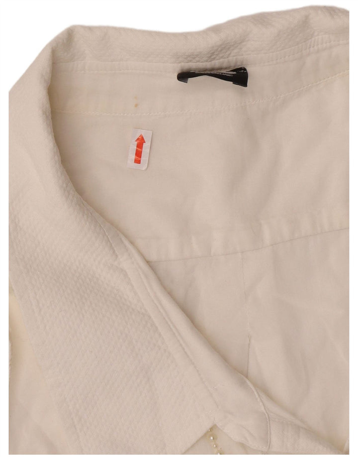 Dolce & Gabbana Женская блузка без рукавов IT 44 Средний Белый Дизайнер