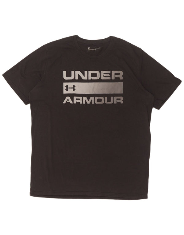 Мужская футболка с рисунком Under Armour XL, черная