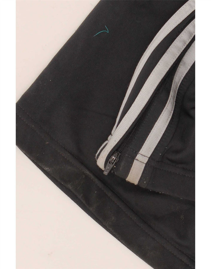 Мужские спортивные брюки Adidas 2XL темно-синие, полиэстер с цветными блоками