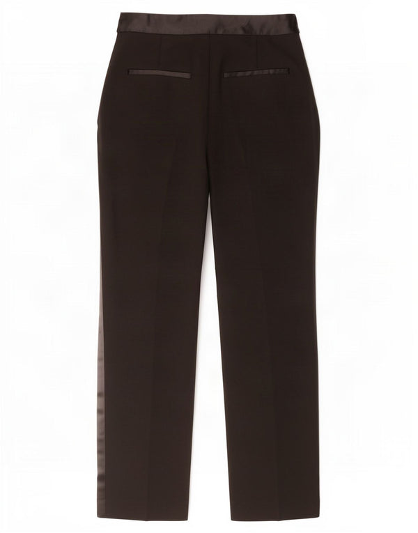 Zara Womens Tapered Suit Trousers Small W26 L27 Black Polyester
