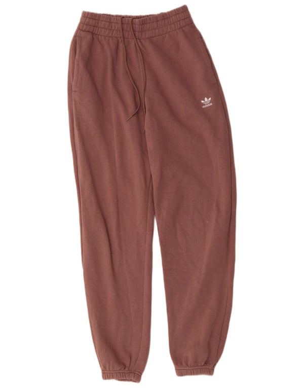 Женские спортивные брюки Adidas Joggers UK 16, большие розовые хлопковые брюки