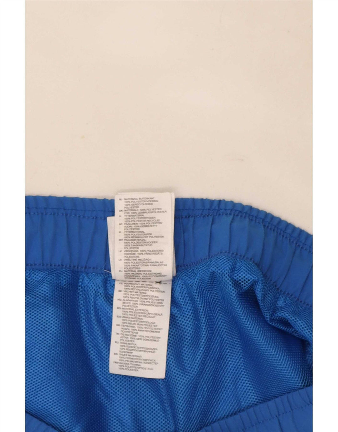 Мужские спортивные шорты Adidas Climalite, большие синие, полиэстер