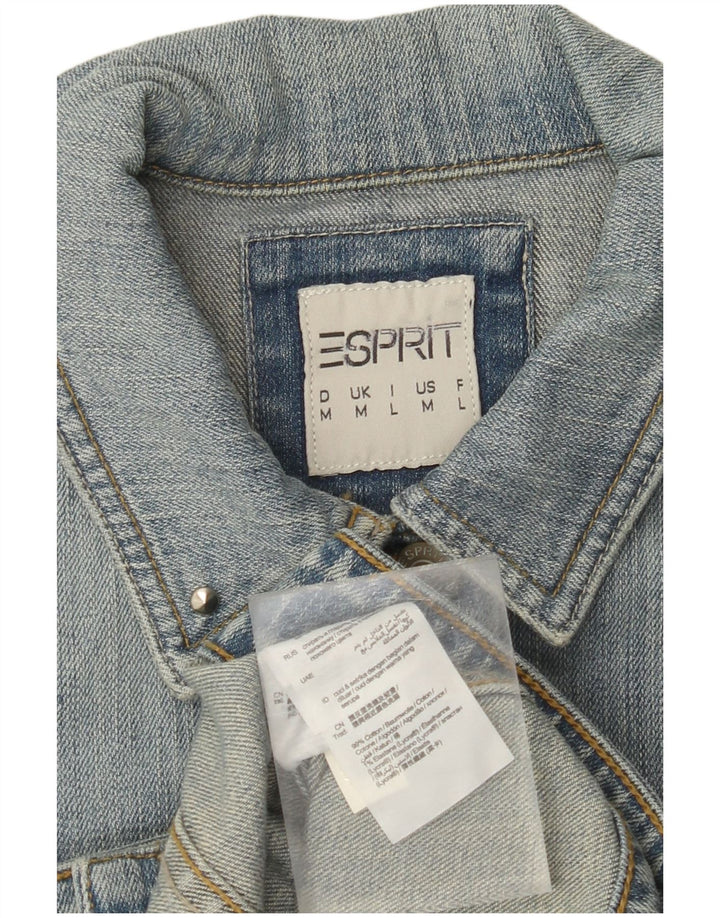 Женский джинсовый жилет ESPRIT Chicago Bulls с рисунком UK 12, средний синий хлопок