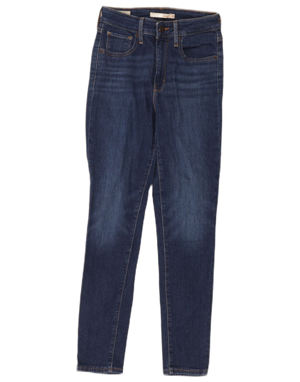 Женские джинсы скинни Levi's 721 с высокой посадкой W26 L28, синие, хлопок