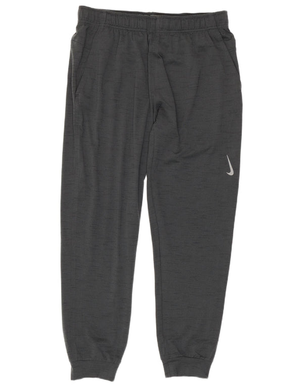Мужские спортивные брюки Nike Dri Fit, джоггеры, большой серый полиэстер с крапинками