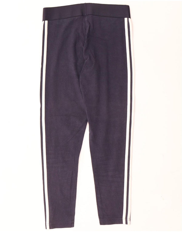 Женские леггинсы Adidas UK 12/14, средний темно-синий, хлопок